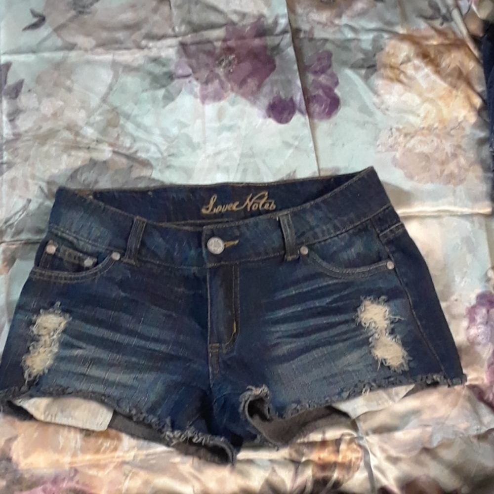 Lover hotel jean shorts (booty shorts)